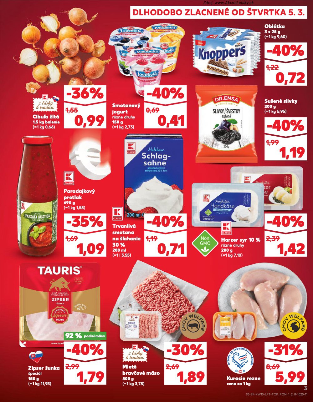 Leták Kaufland (5. 3. - 11. 3. 2026) - strana 3 z 78