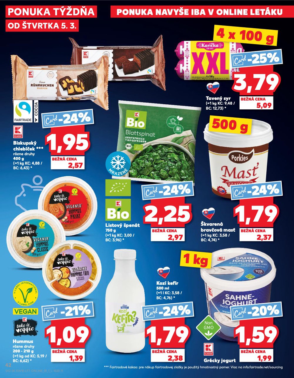 Leták Kaufland (5. 3. - 11. 3. 2026) - strana 42 z 78