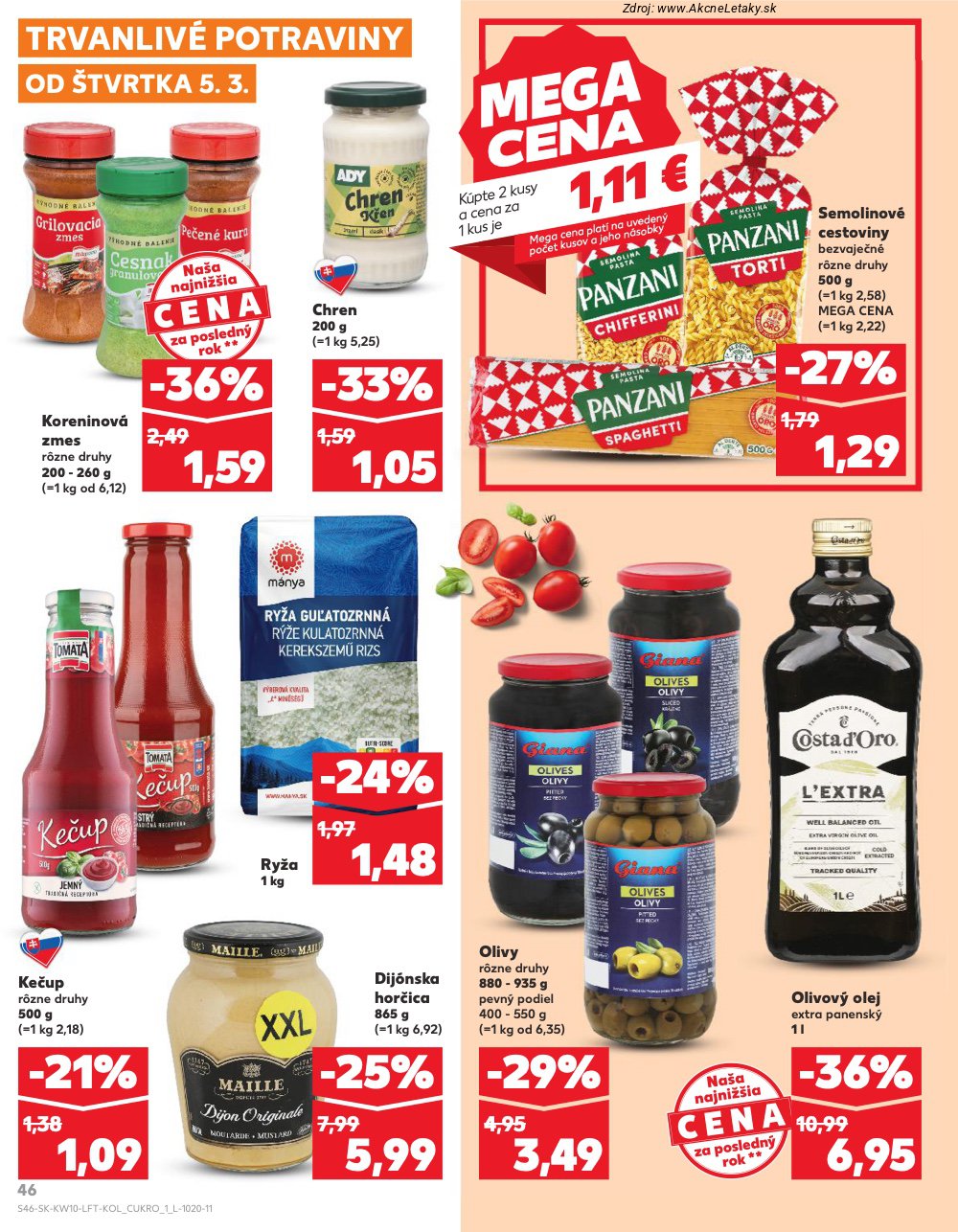 Leták Kaufland (5. 3. - 11. 3. 2026) - strana 46 z 78