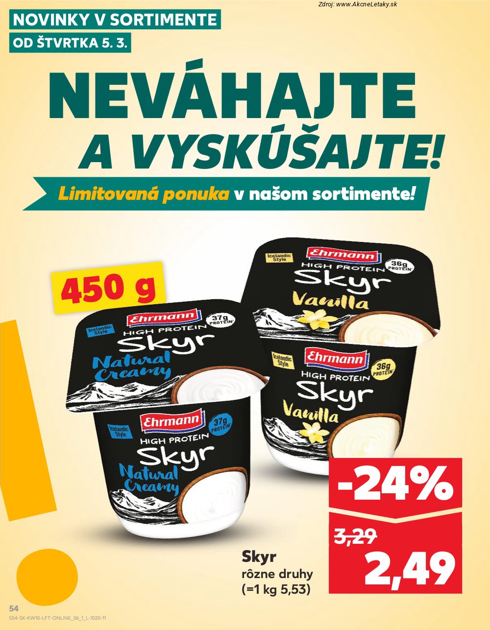 Leták Kaufland (5. 3. - 11. 3. 2026) - strana 54 z 78