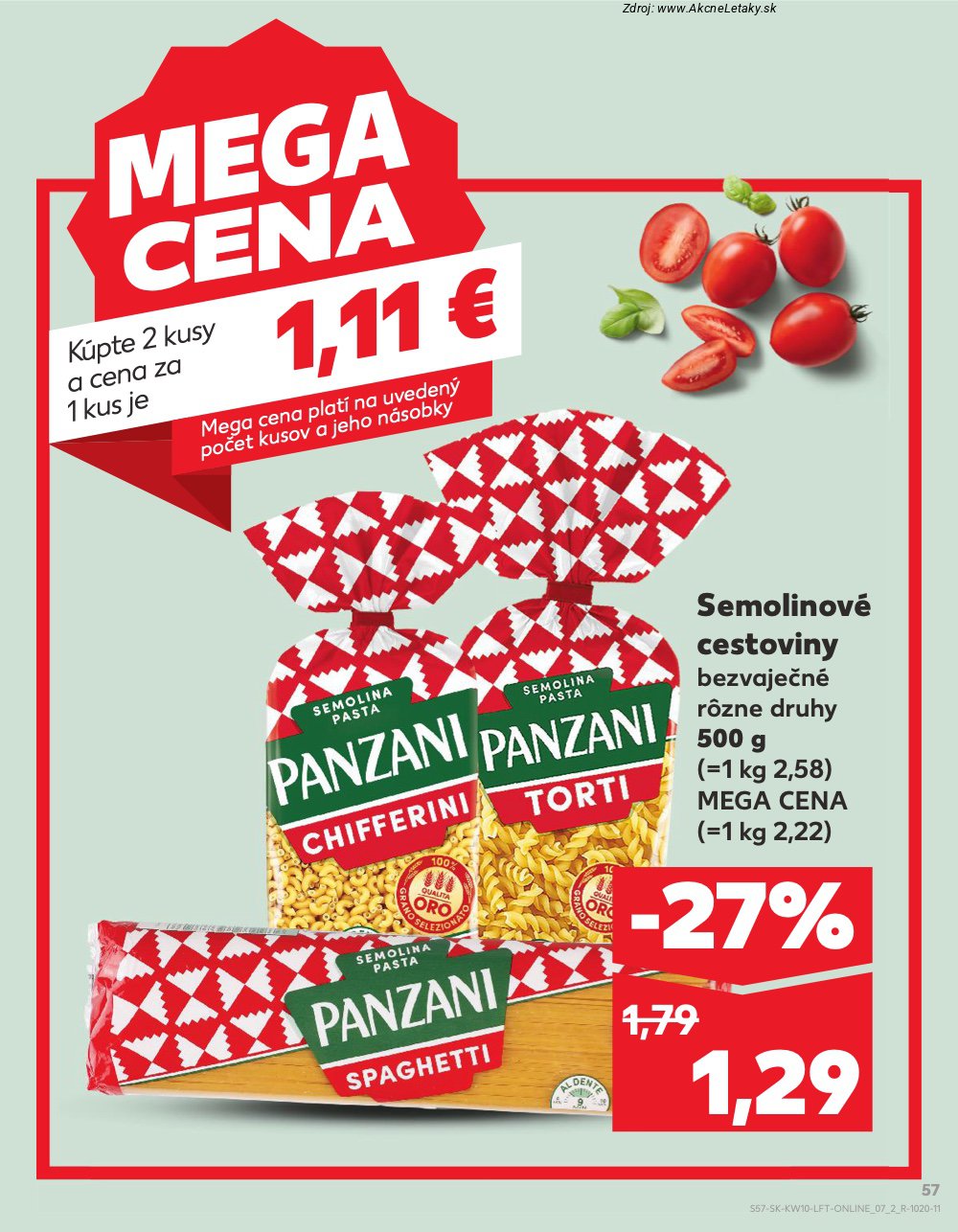 Leták Kaufland (5. 3. - 11. 3. 2026) - strana 57 z 78