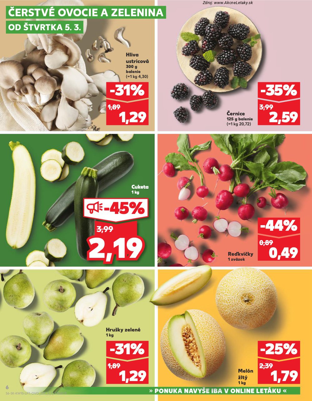 Leták Kaufland (5. 3. - 11. 3. 2026) - strana 6 z 78
