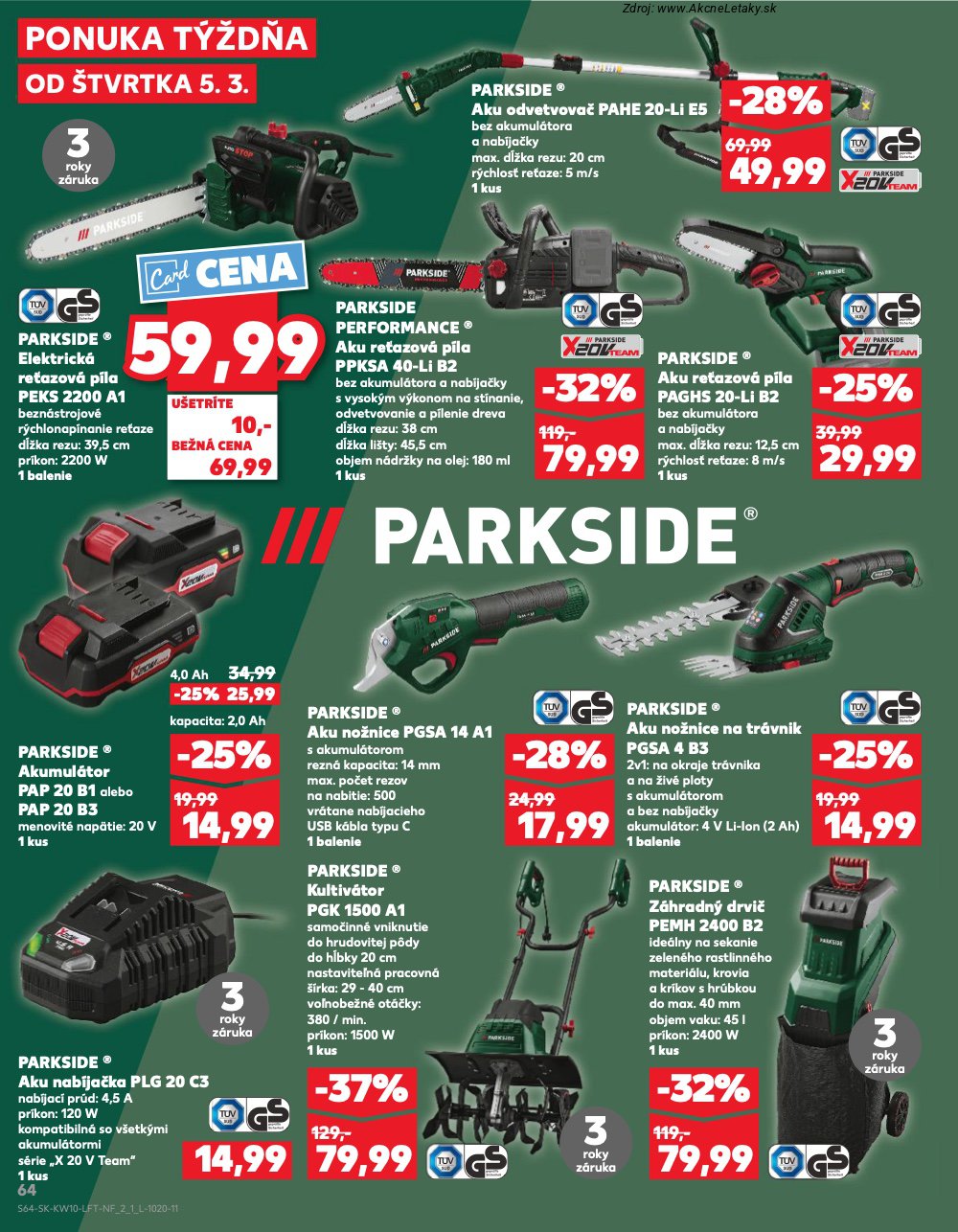 Leták Kaufland (5. 3. - 11. 3. 2026) - strana 64 z 78