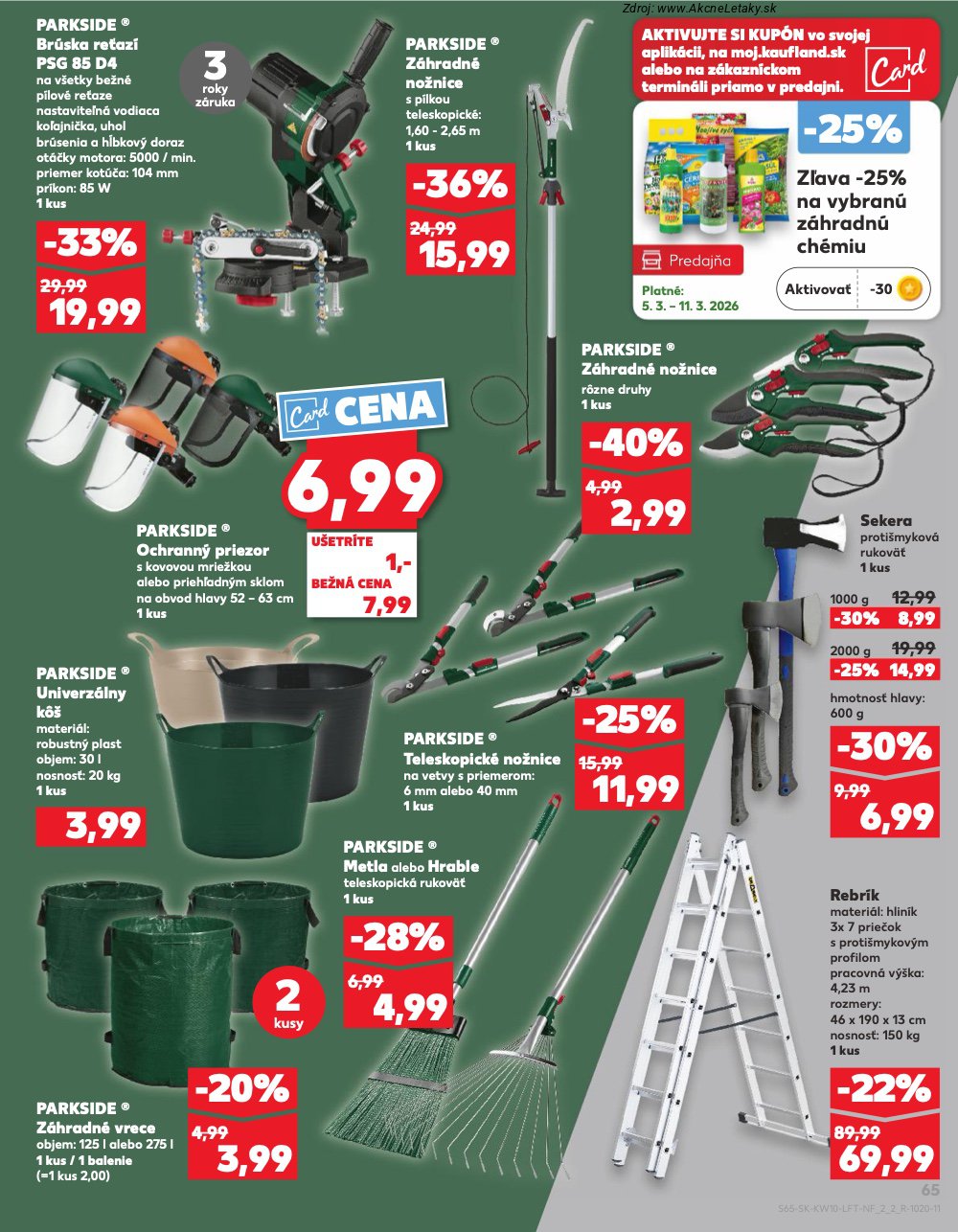Leták Kaufland (5. 3. - 11. 3. 2026) - strana 65 z 78