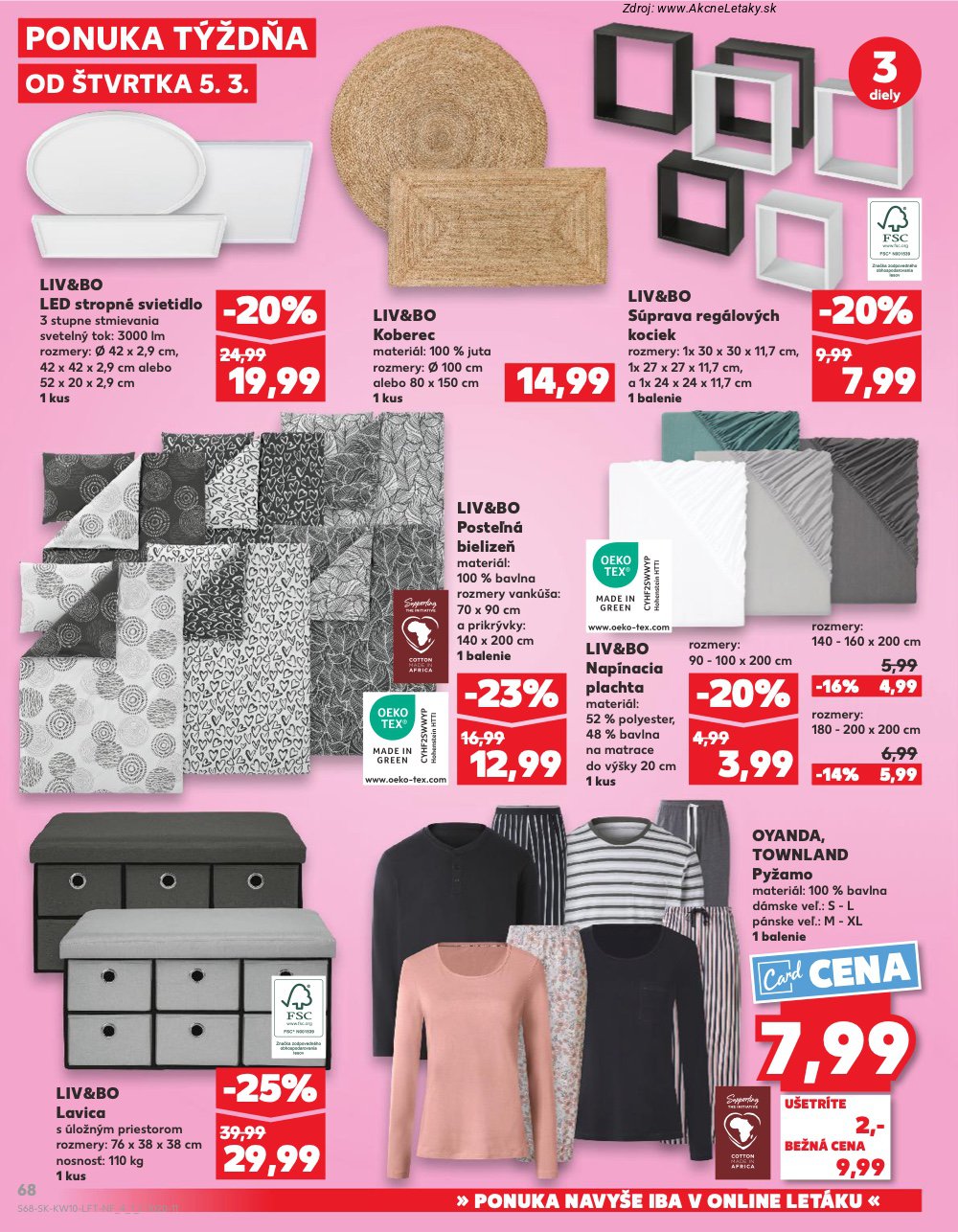Leták Kaufland (5. 3. - 11. 3. 2026) - strana 68 z 78