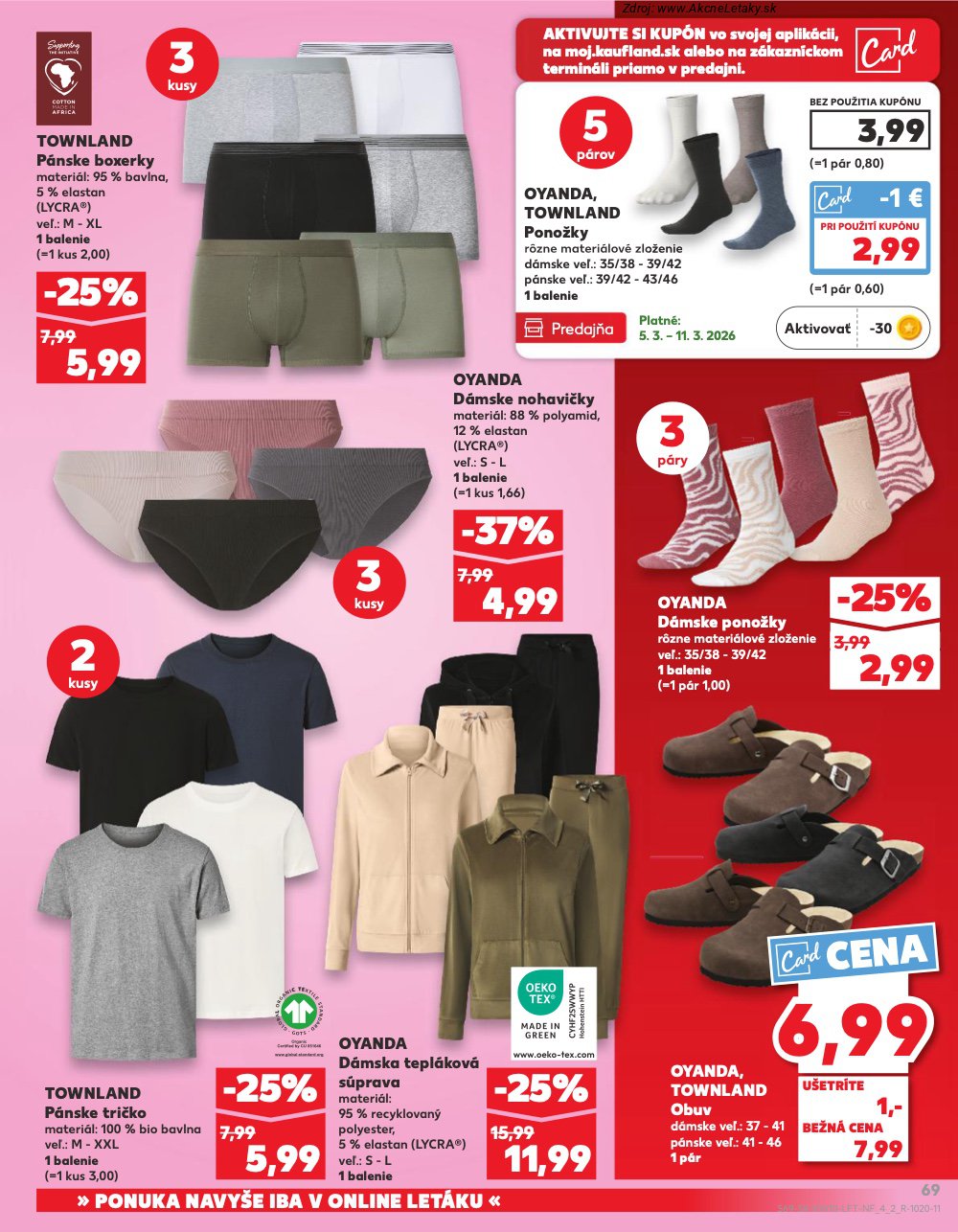 Leták Kaufland (5. 3. - 11. 3. 2026) - strana 69 z 78
