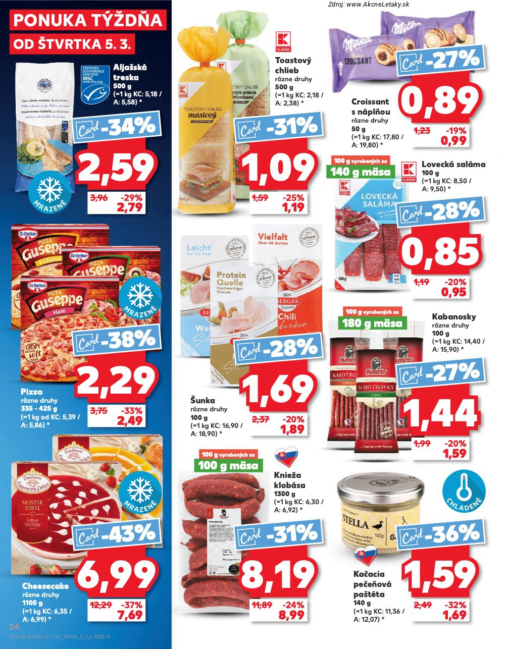 Leták Kaufland (5. 3. - 11. 3. 2026) - strana 24 z 78
