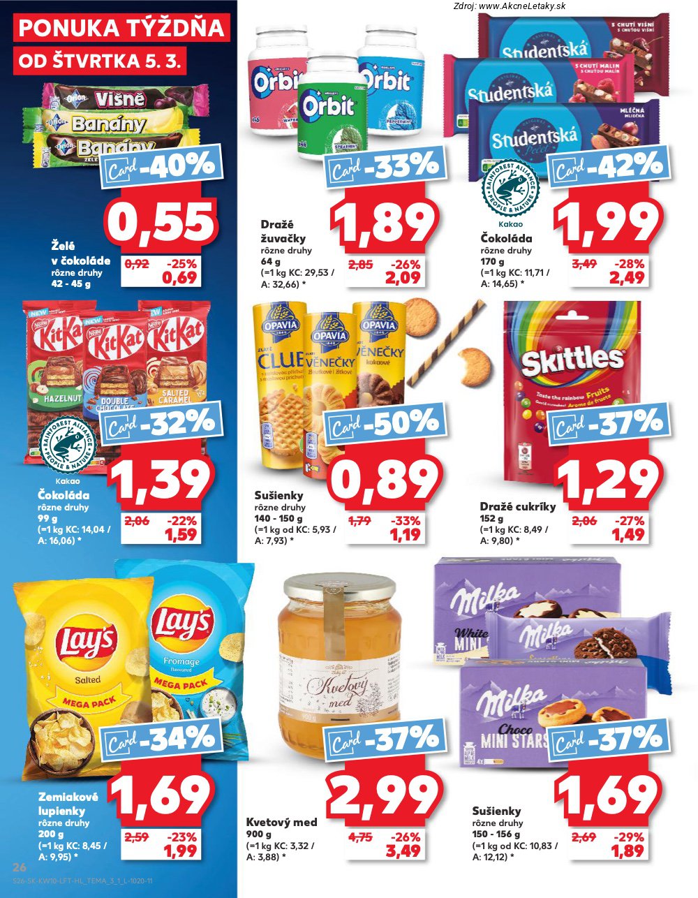 Leták Kaufland (5. 3. - 11. 3. 2026) - strana 26 z 78