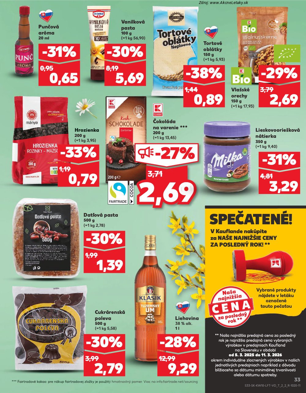 Leták Kaufland (5. 3. - 11. 3. 2026) - strana 33 z 78