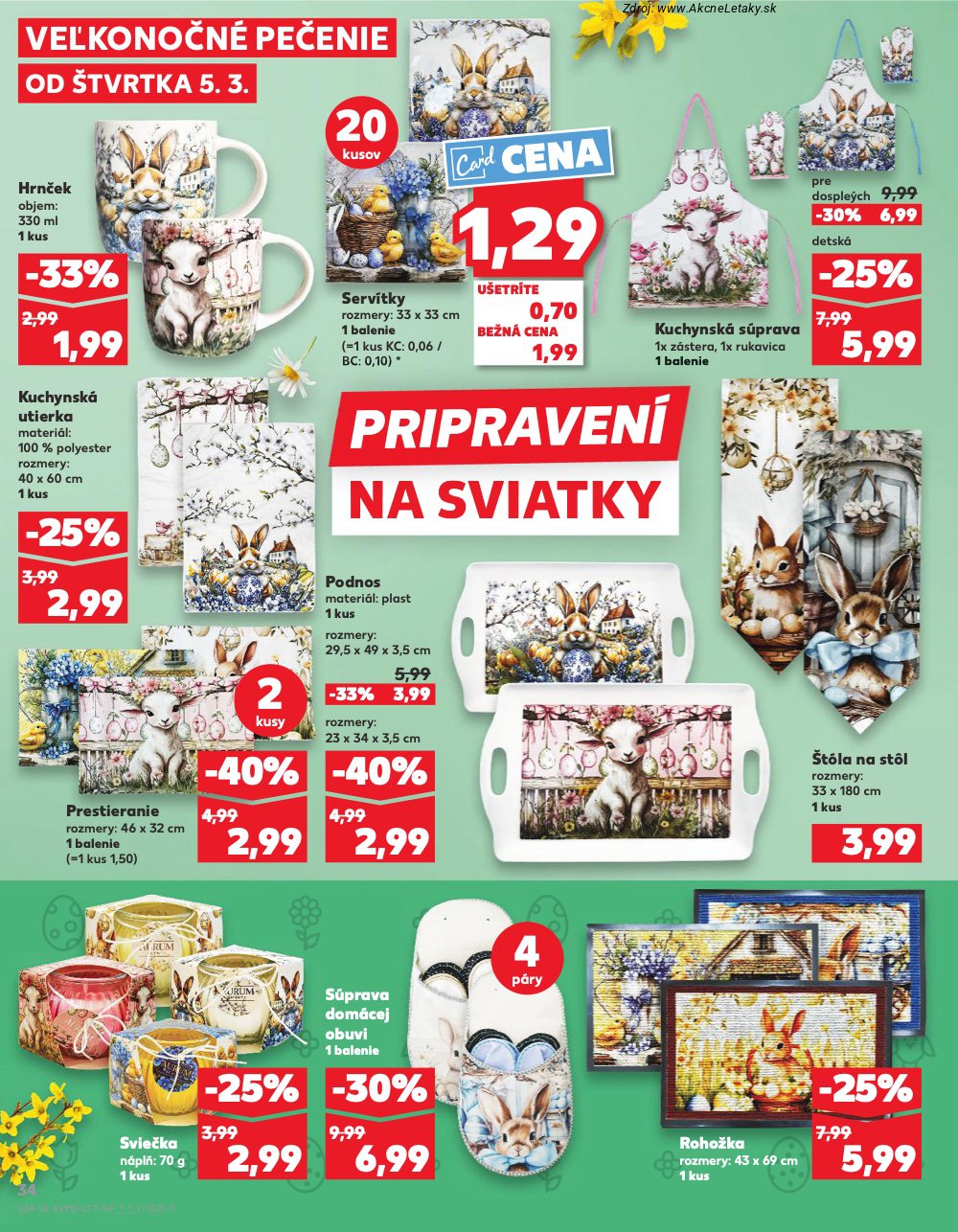 Leták Kaufland (5. 3. - 11. 3. 2026) - strana 34 z 78