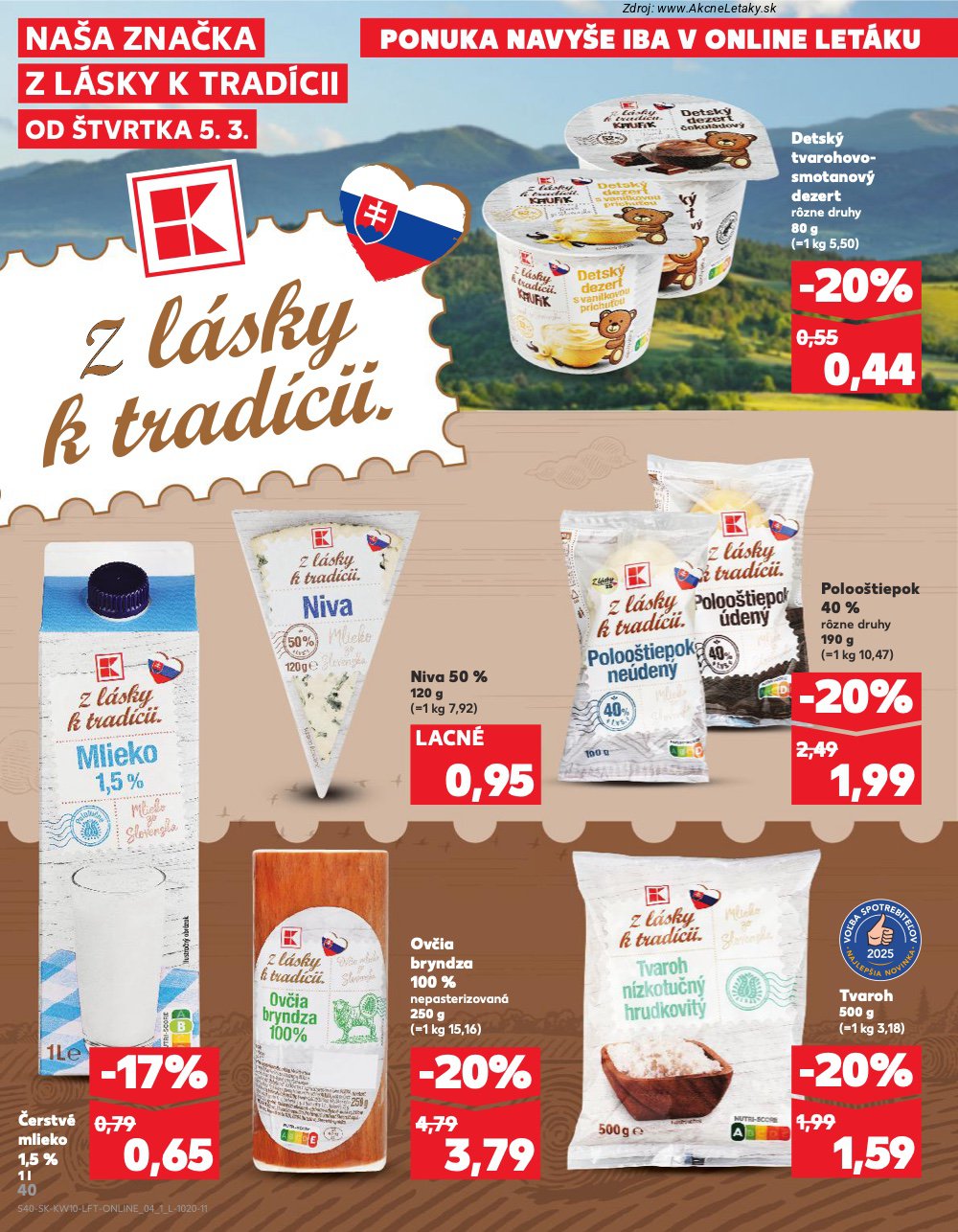 Leták Kaufland (5. 3. - 11. 3. 2026) - strana 40 z 78