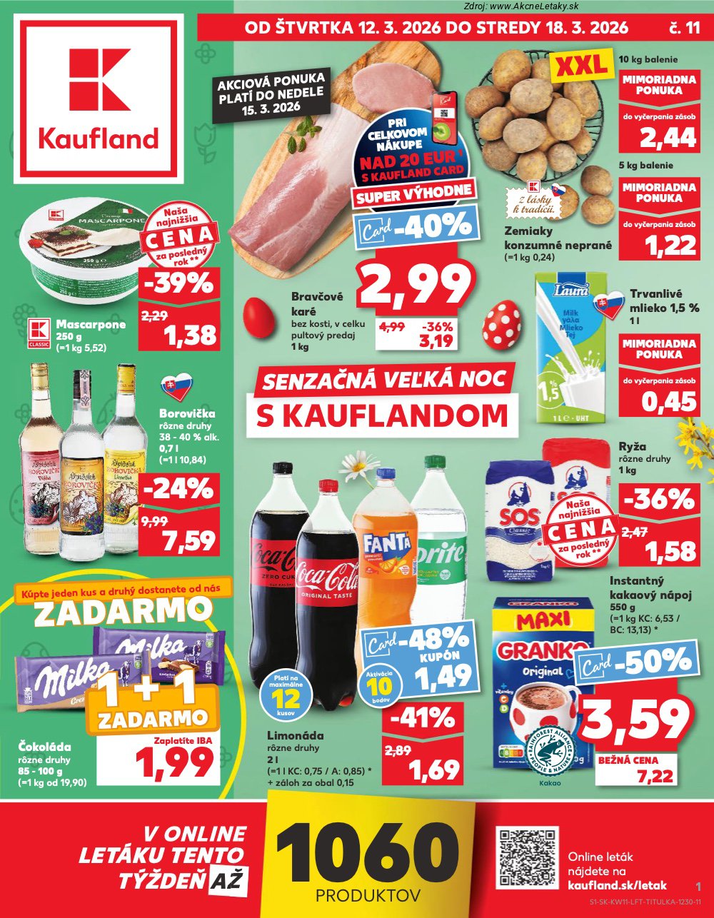 Leták Kaufland (12. 3. - 18. 3. 2026) - strana 1 z 78