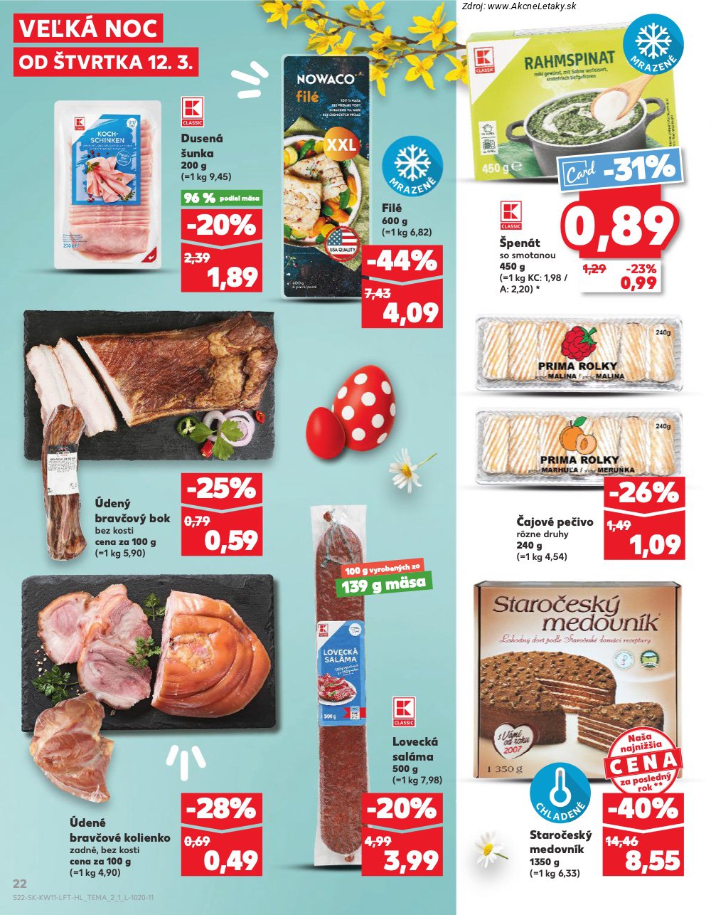 Leták Kaufland (12. 3. - 18. 3. 2026) - strana 22 z 78