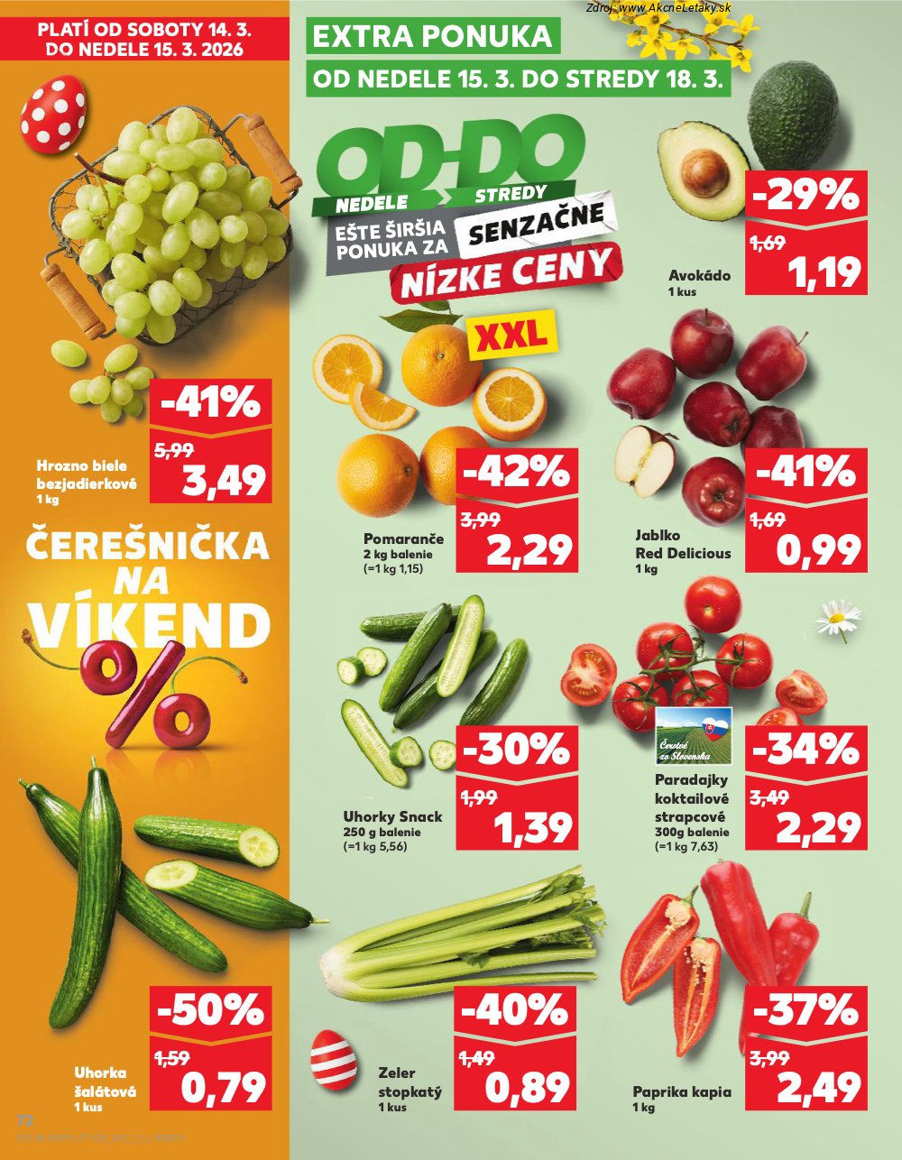 Leták Kaufland (12. 3. - 18. 3. 2026) - strana 72 z 78
