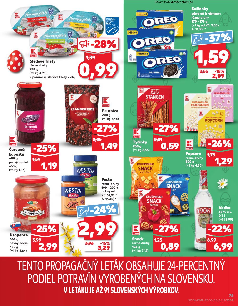 Leták Kaufland (12. 3. - 18. 3. 2026) - strana 75 z 78