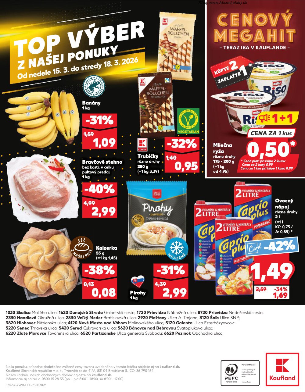 Leták Kaufland (12. 3. - 18. 3. 2026) - strana 78 z 78