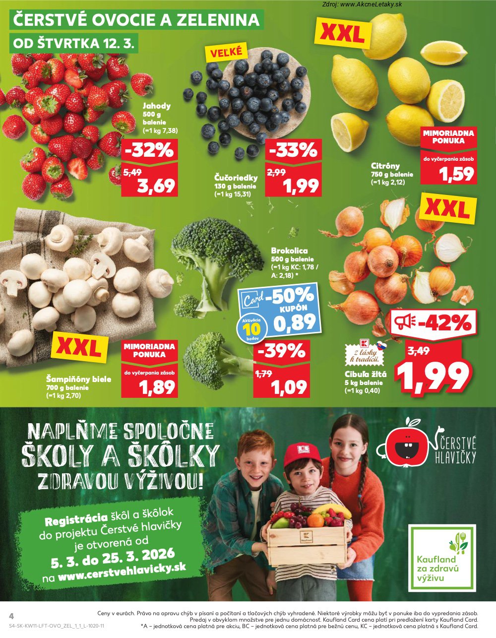 Leták Kaufland (12. 3. - 18. 3. 2026) - strana 4 z 78