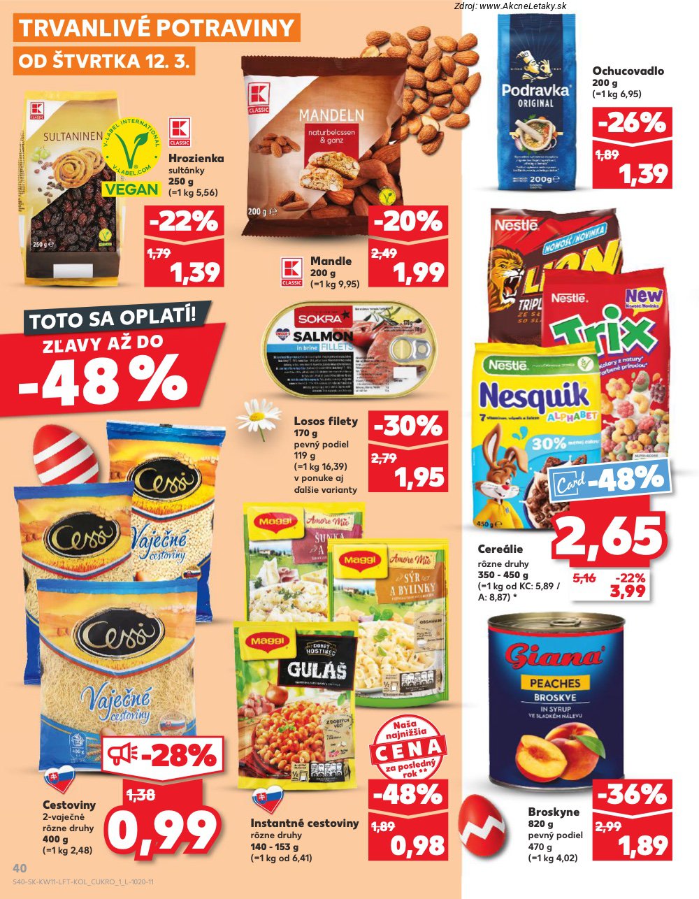 Leták Kaufland (12. 3. - 18. 3. 2026) - strana 40 z 78