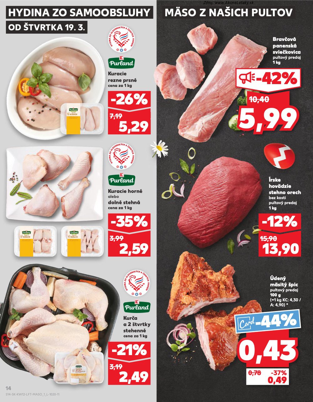 Leták Kaufland (19. 3. - 25. 3. 2026) - strana 14 z 74