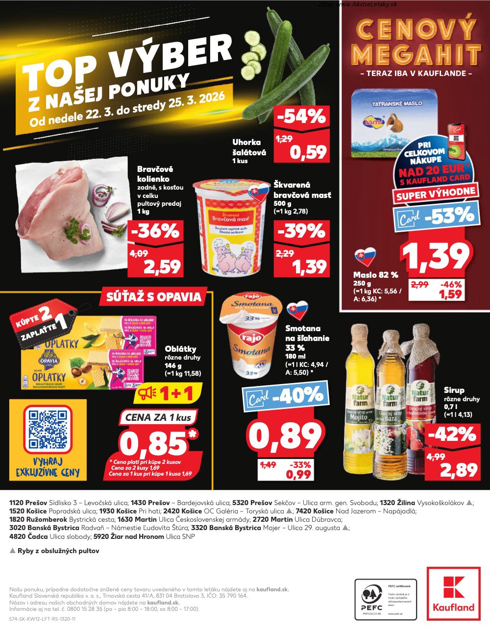 Leták Kaufland (19. 3. - 25. 3. 2026) - strana 74 z 74