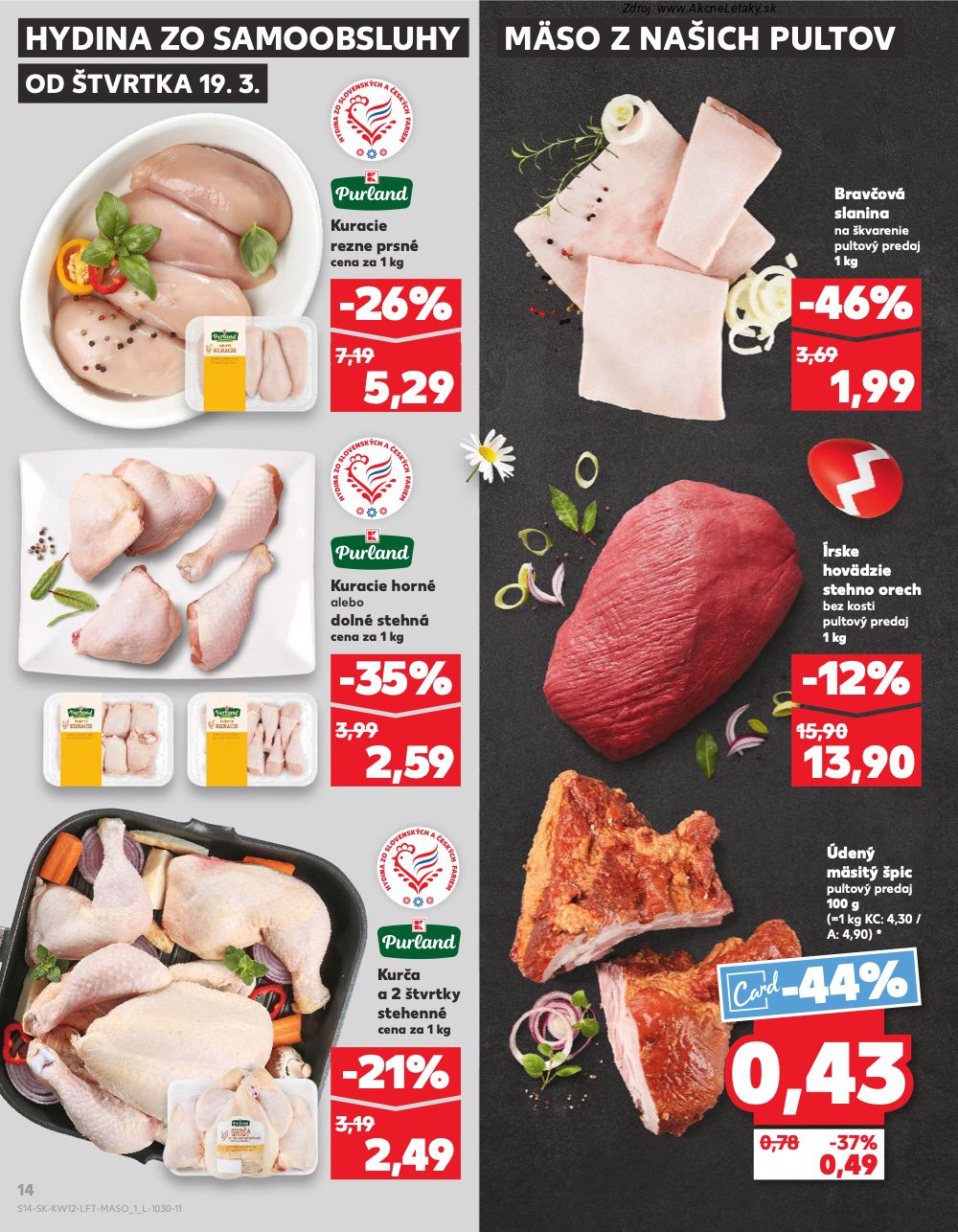 Leták Kaufland (19. 3. - 25. 3. 2026) - strana 14 z 74
