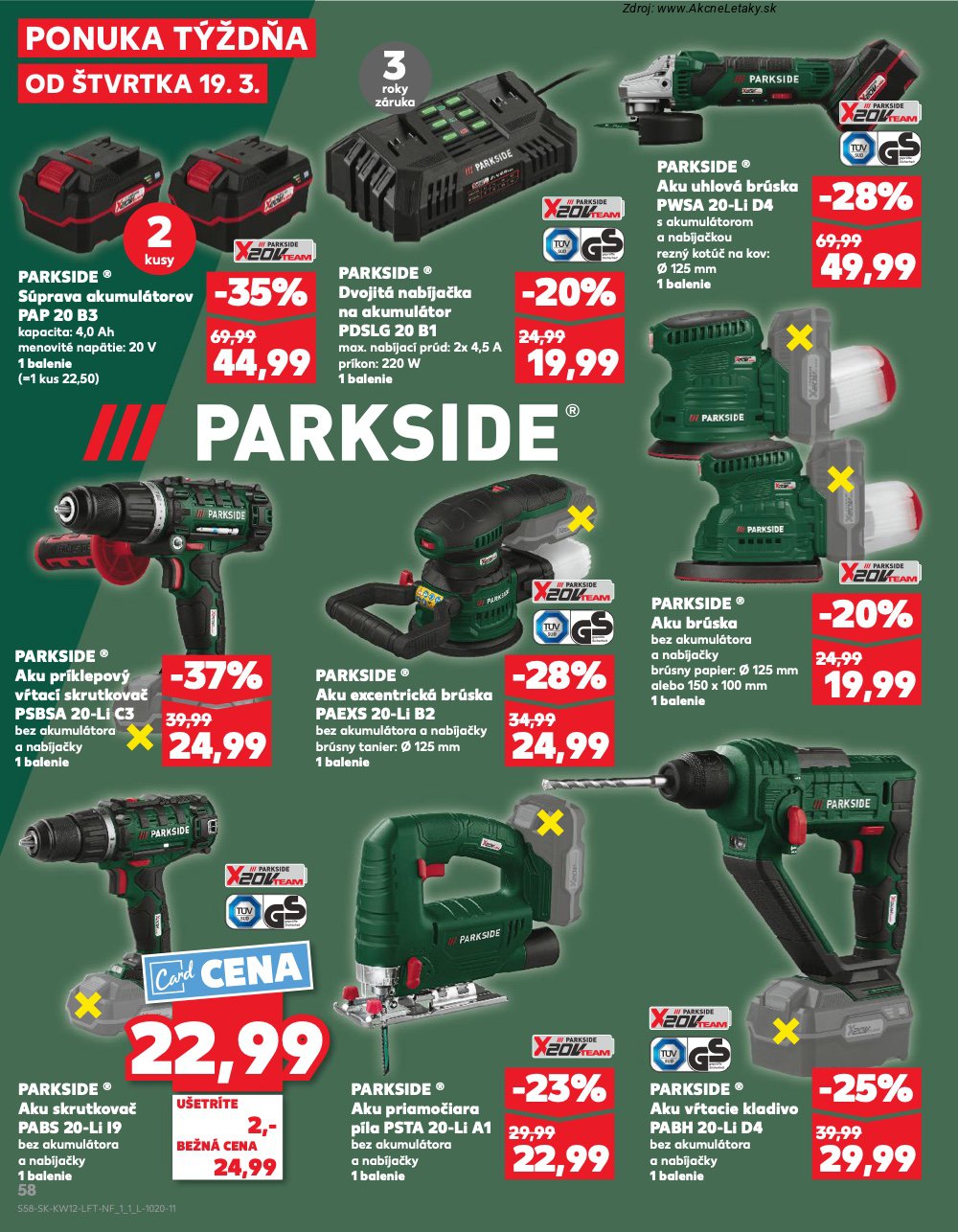 Leták Kaufland (19. 3. - 25. 3. 2026) - strana 58 z 74