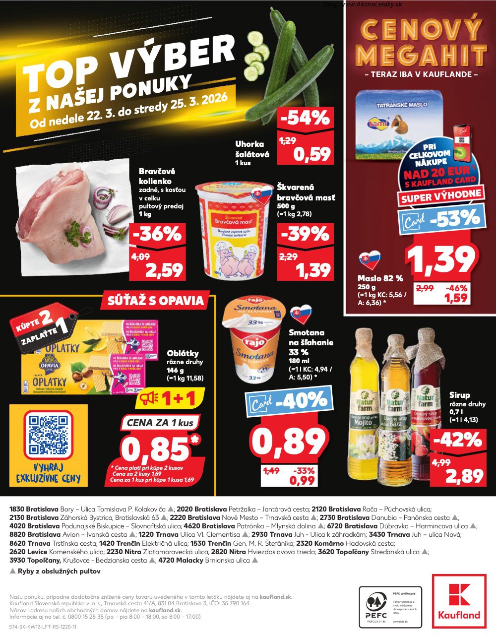 Leták Kaufland (19. 3. - 25. 3. 2026) - strana 74 z 74