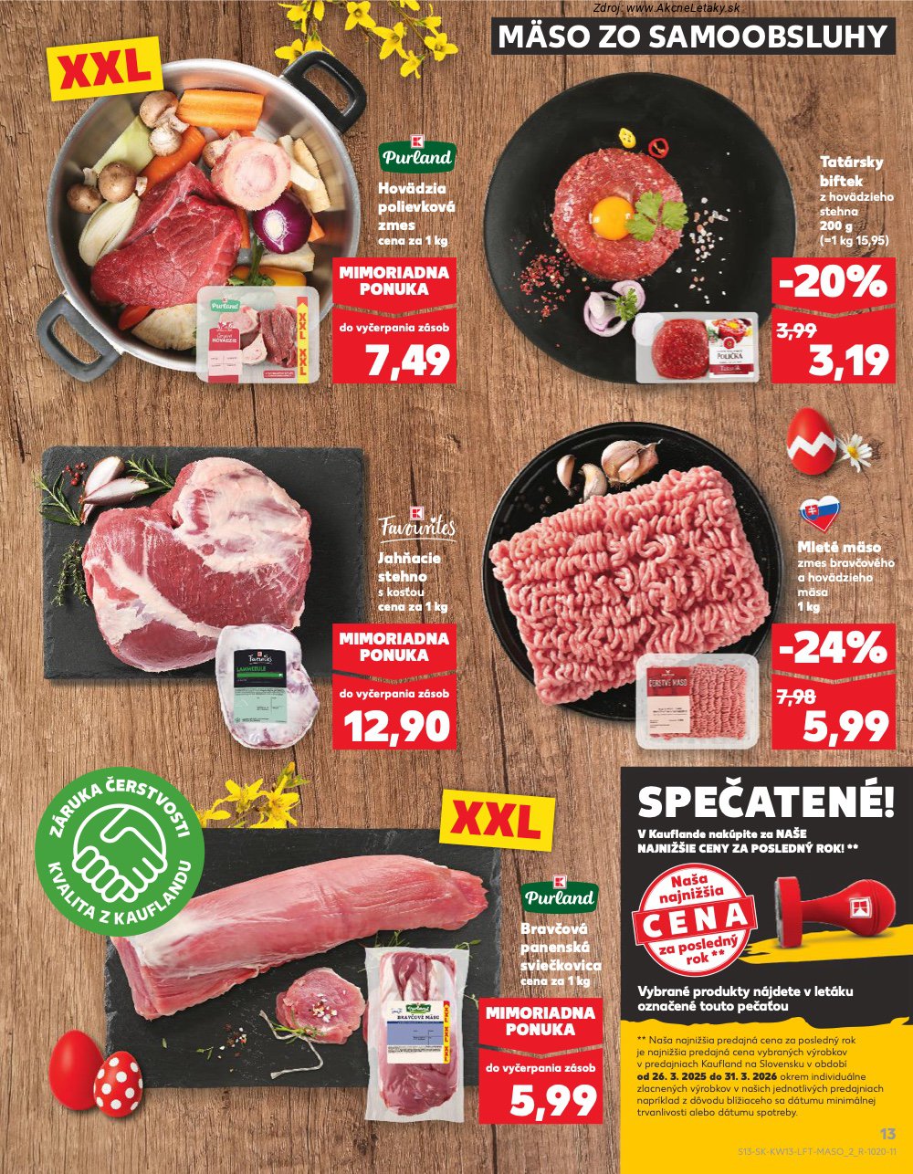 Leták Kaufland (26. 3. - 31. 3. 2026) - strana 13 z 72