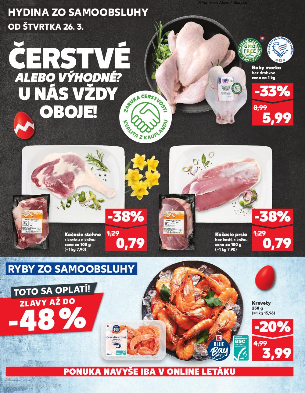 Leták Kaufland (26. 3. - 31. 3. 2026) - strana 14 z 72
