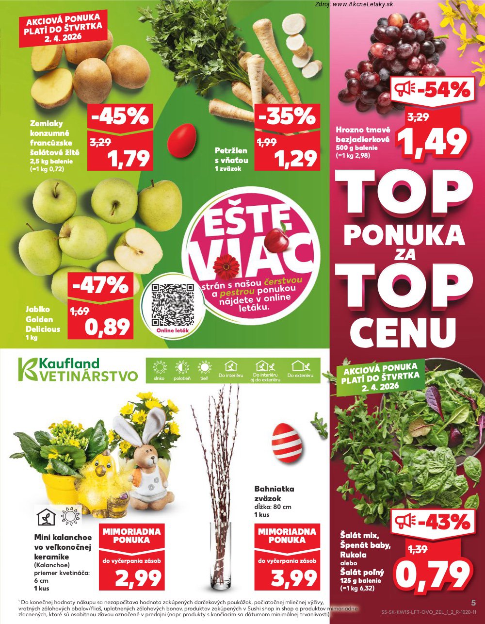 Leták Kaufland (26. 3. - 31. 3. 2026) - strana 5 z 72