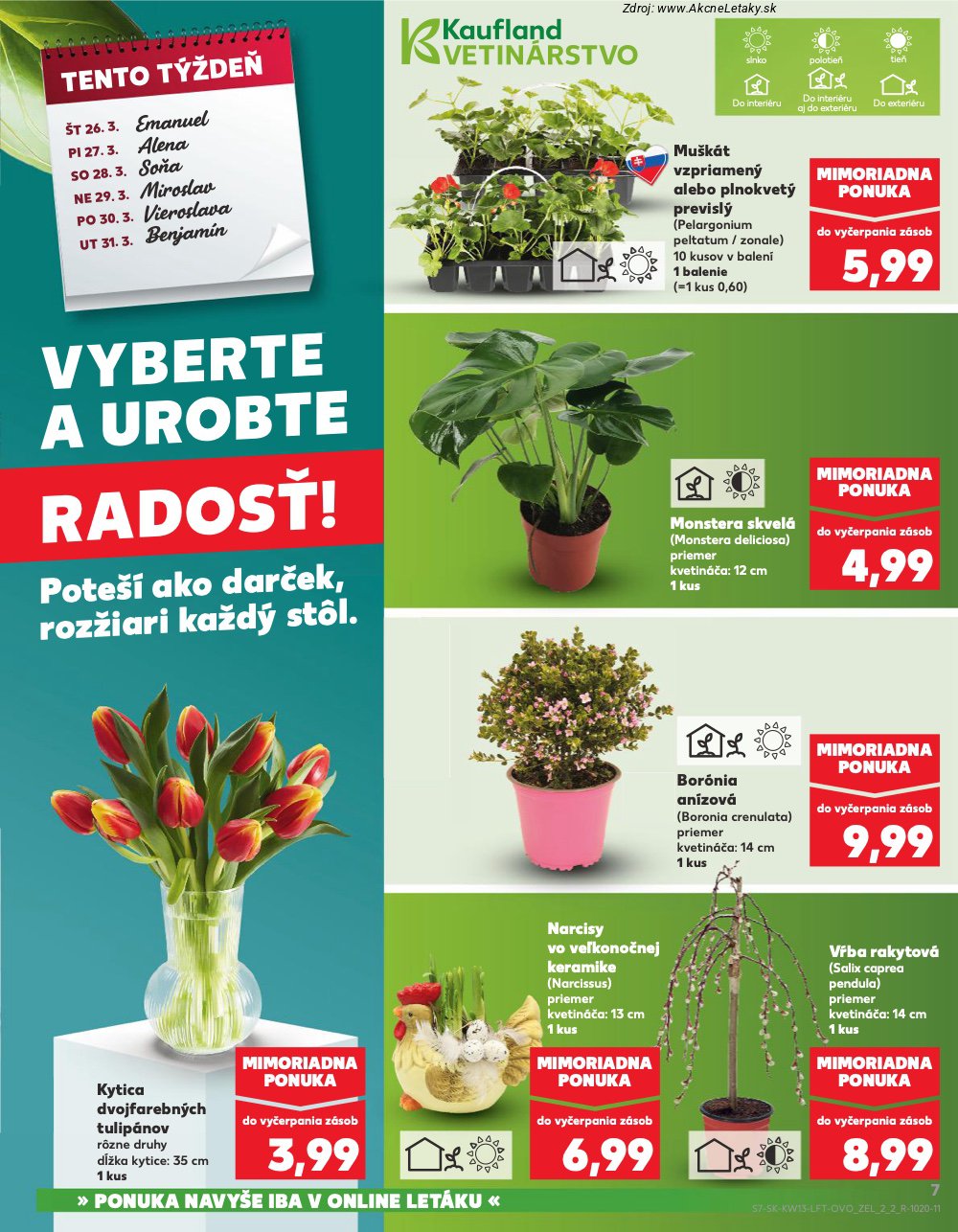 Leták Kaufland (26. 3. - 31. 3. 2026) - strana 7 z 72