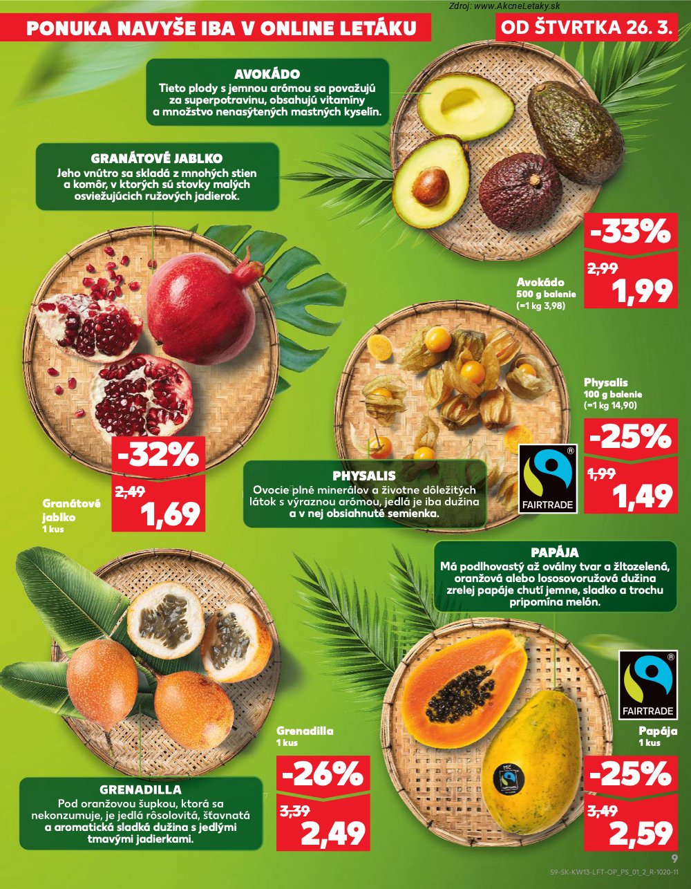 Leták Kaufland (26. 3. - 31. 3. 2026) - strana 9 z 72