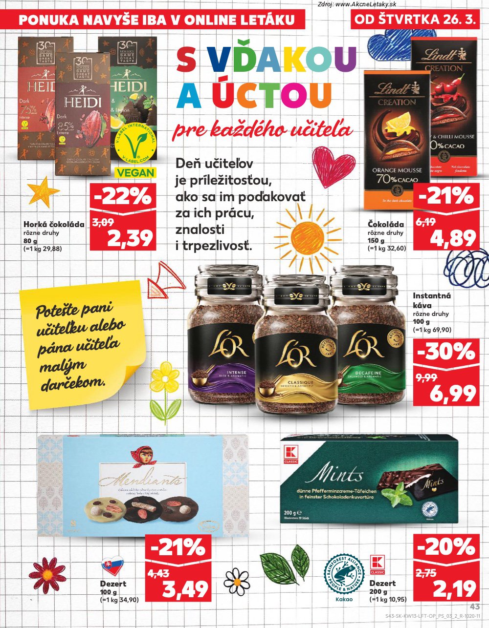 Leták Kaufland (26. 3. - 31. 3. 2026) - strana 43 z 72