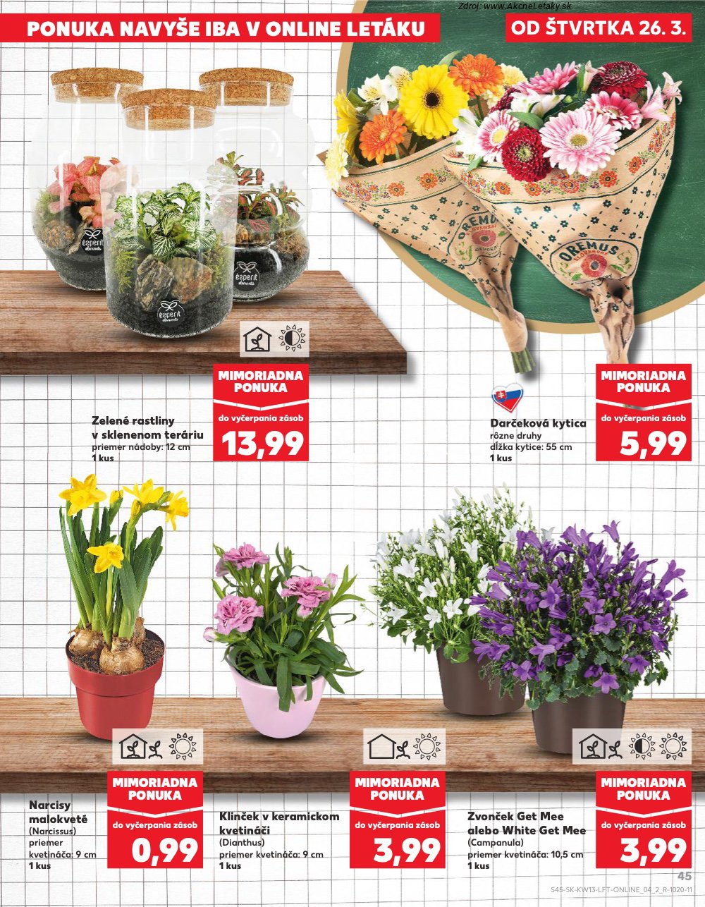 Leták Kaufland (26. 3. - 31. 3. 2026) - strana 45 z 72