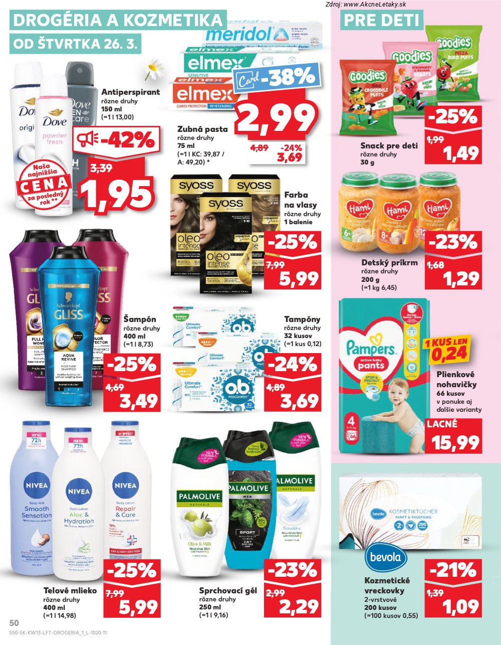 Leták Kaufland (26. 3. - 31. 3. 2026) - strana 50 z 72