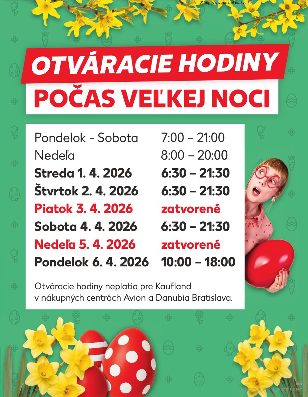 Leták Kaufland (26. 3. - 31. 3. 2026) - strana 55 z 72