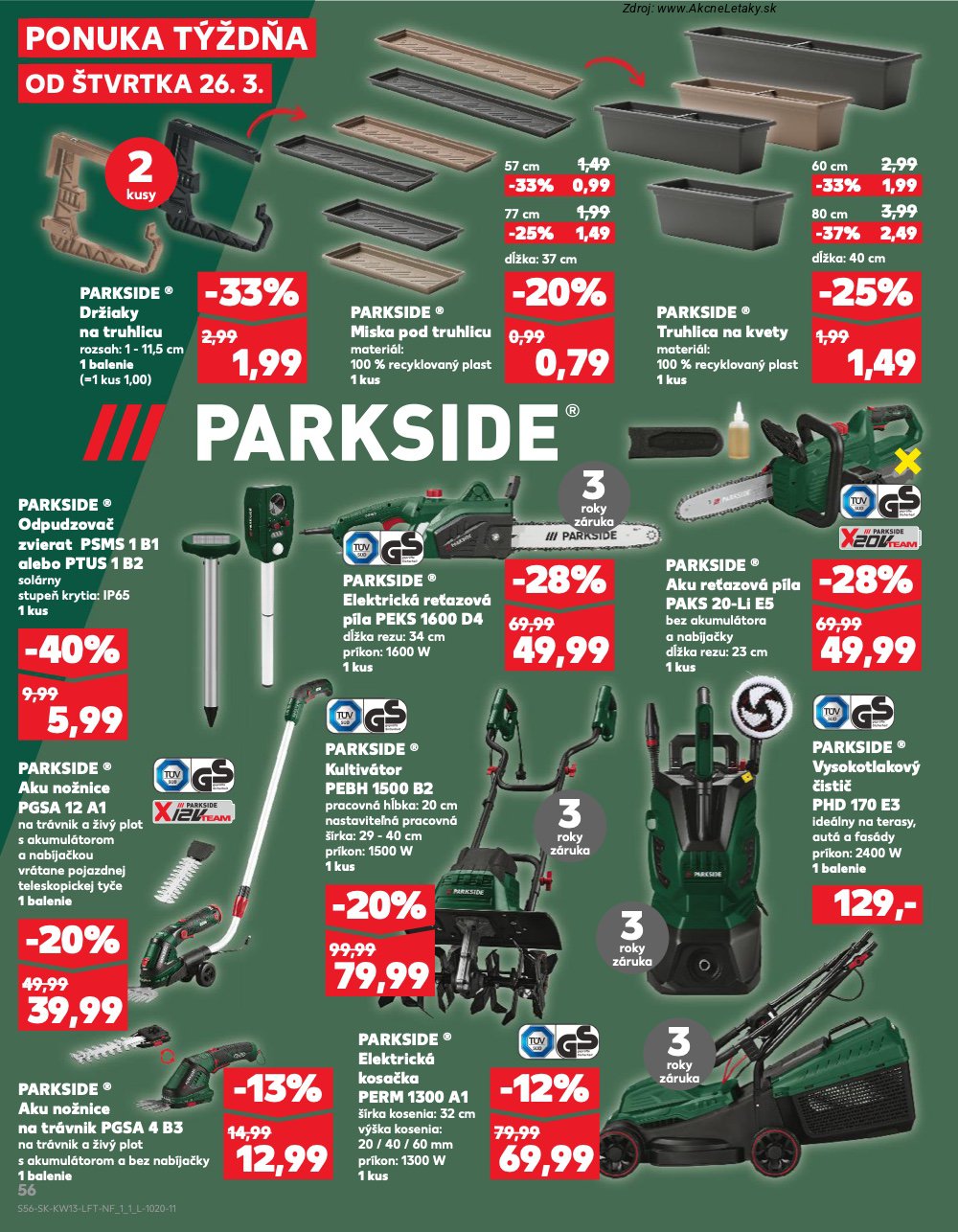 Leták Kaufland (26. 3. - 31. 3. 2026) - strana 56 z 72