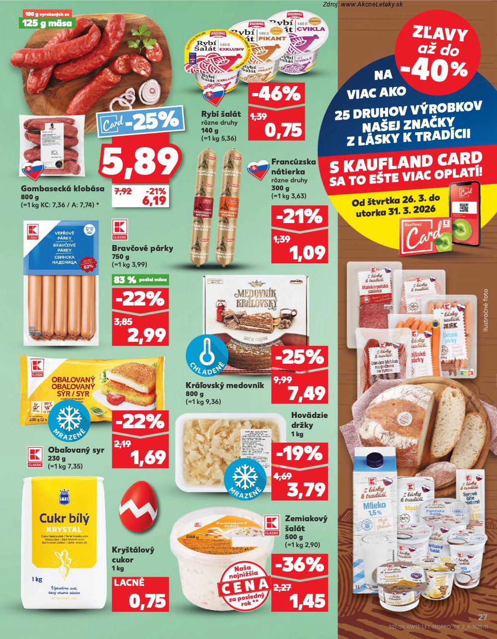 Leták Kaufland (26. 3. - 31. 3. 2026) - strana 27 z 72