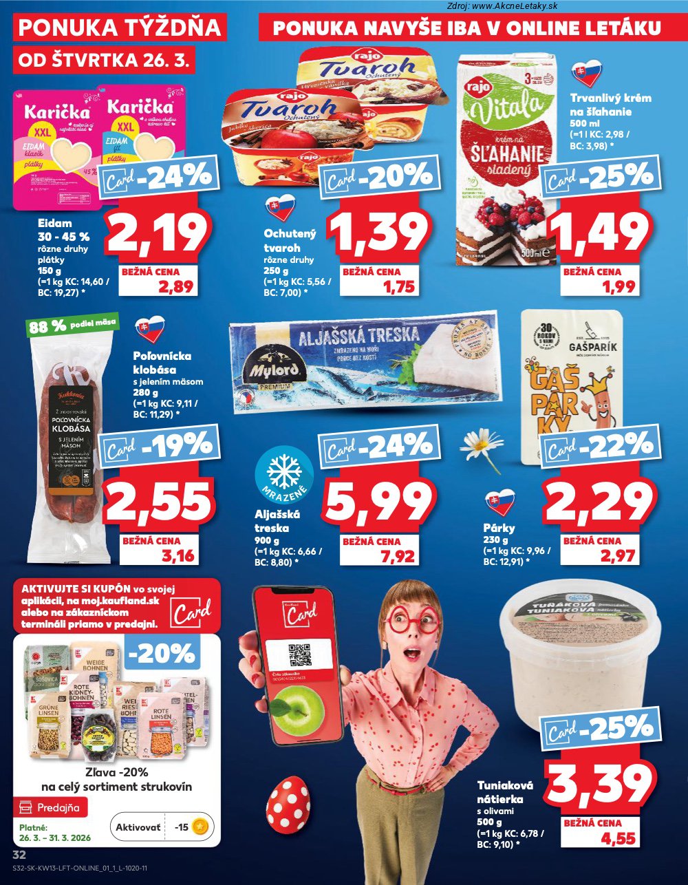 Leták Kaufland (26. 3. - 31. 3. 2026) - strana 32 z 72