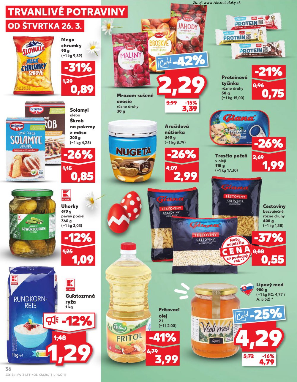 Leták Kaufland (26. 3. - 31. 3. 2026) - strana 36 z 72