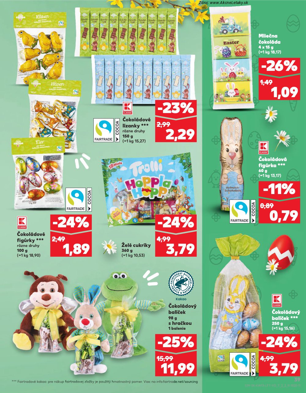 Leták Kaufland (26. 3. - 31. 3. 2026) - strana 39 z 72