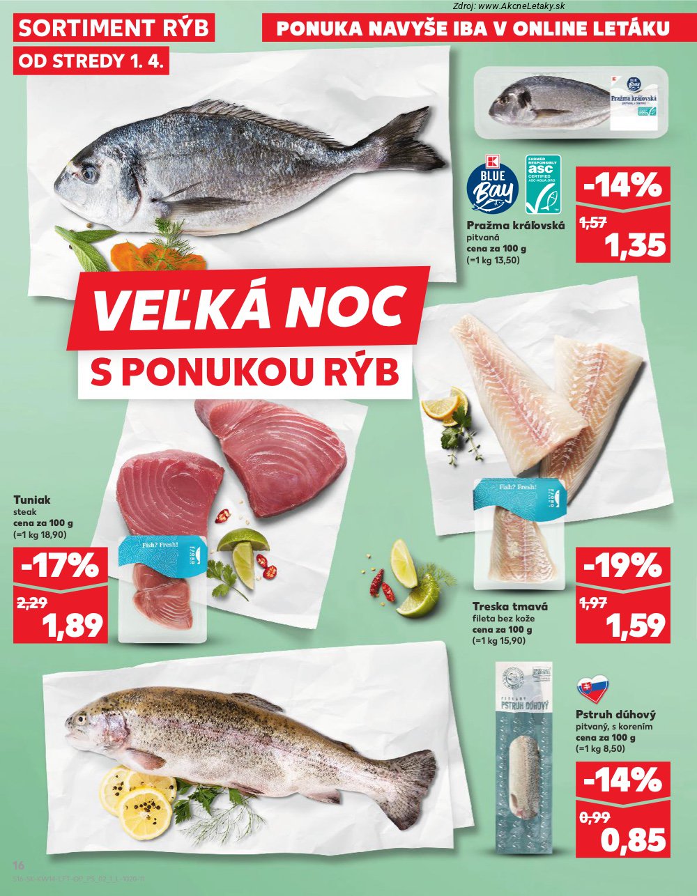 Leták Kaufland (1. 4. - 8. 4. 2026) - strana 16 z 72