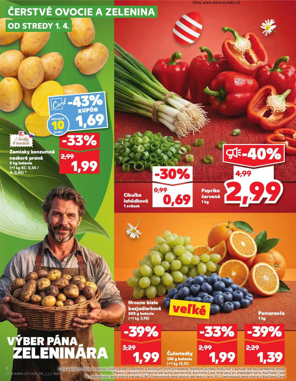 Leták Kaufland (1. 4. - 8. 4. 2026) - strana 4 z 72