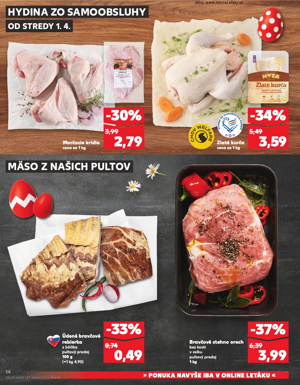 Leták Kaufland (1. 4. - 8. 4. 2026) - strana 14 z 72