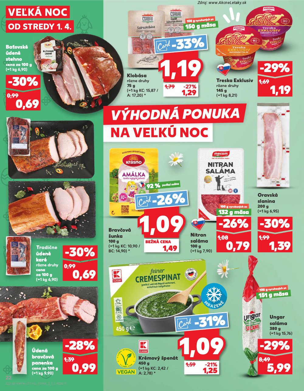 Leták Kaufland (1. 4. - 8. 4. 2026) - strana 22 z 72