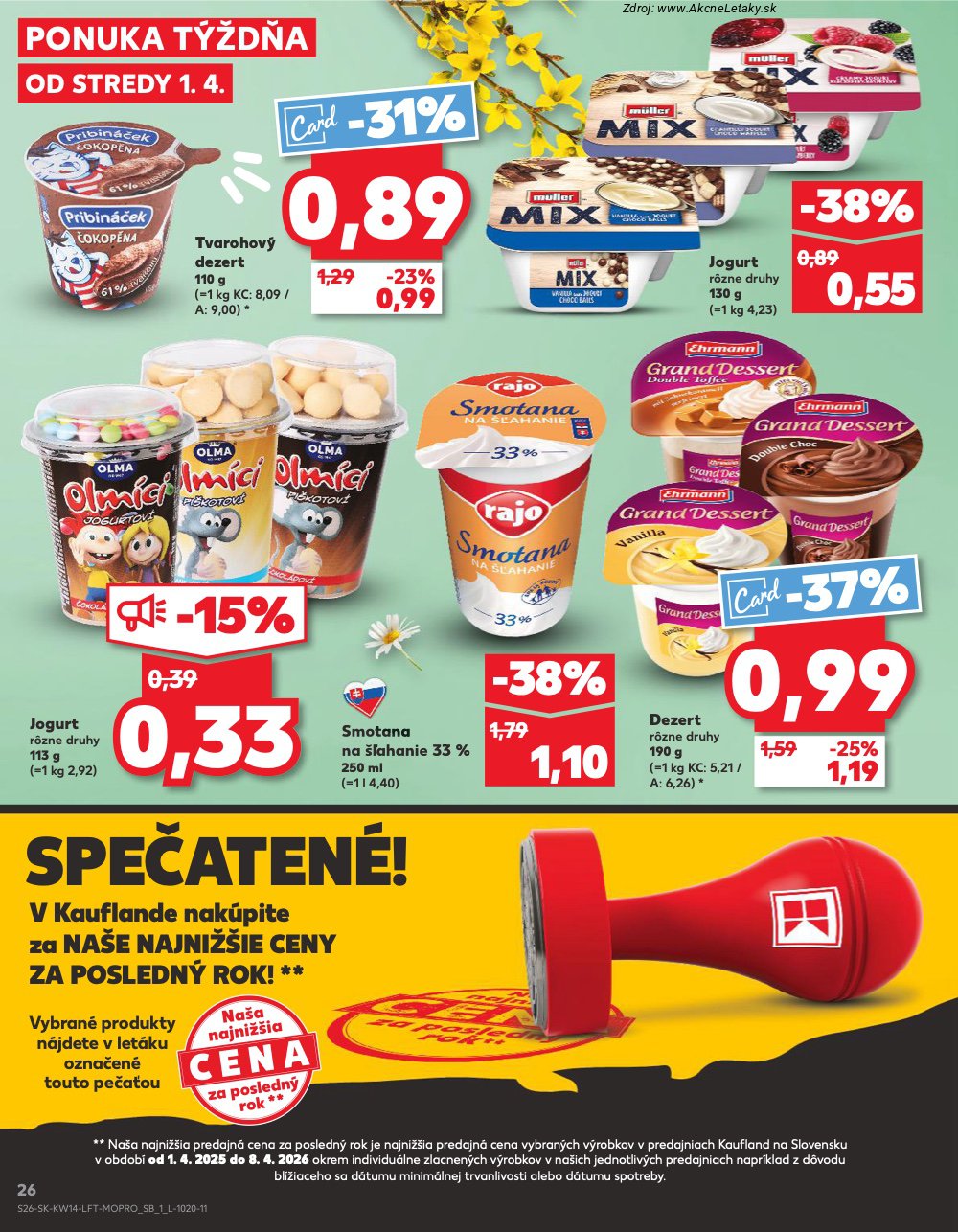 Leták Kaufland (1. 4. - 8. 4. 2026) - strana 26 z 72