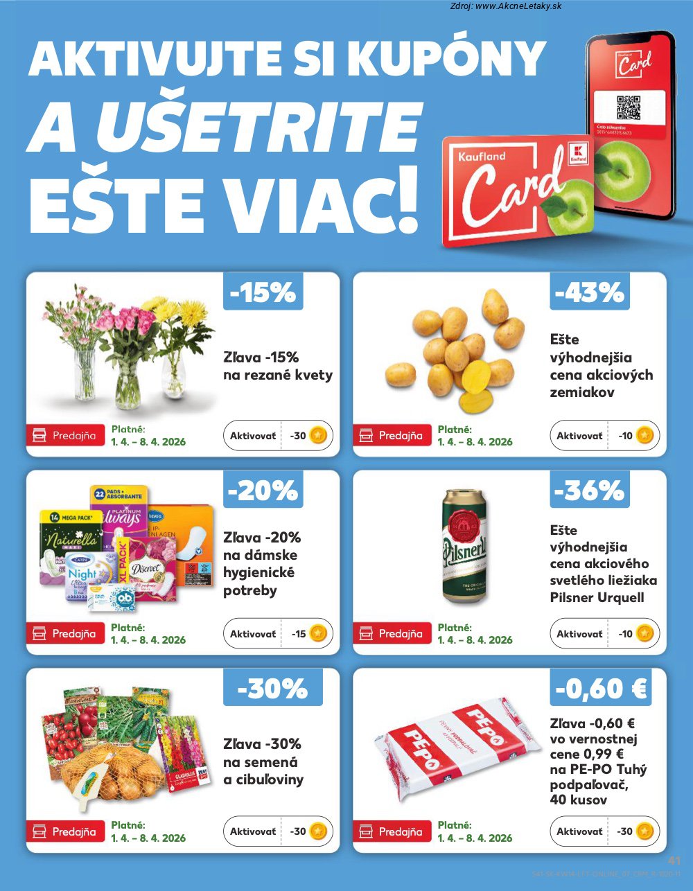 Leták Kaufland (1. 4. - 8. 4. 2026) - strana 41 z 72