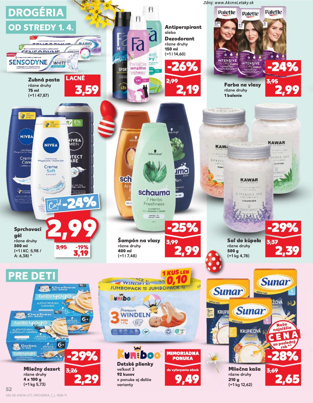 Leták Kaufland (1. 4. - 8. 4. 2026) - strana 52 z 72