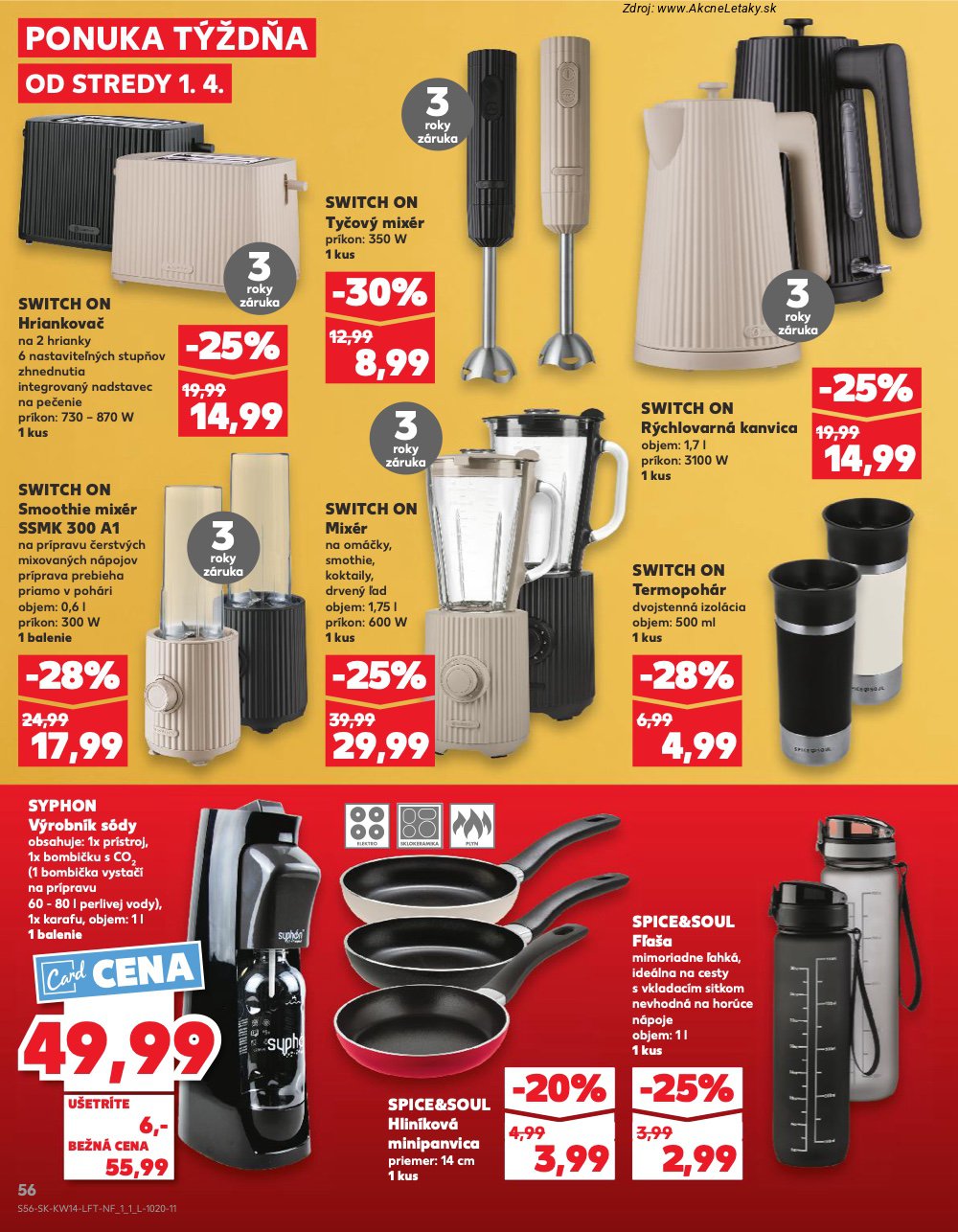 Leták Kaufland (1. 4. - 8. 4. 2026) - strana 56 z 72