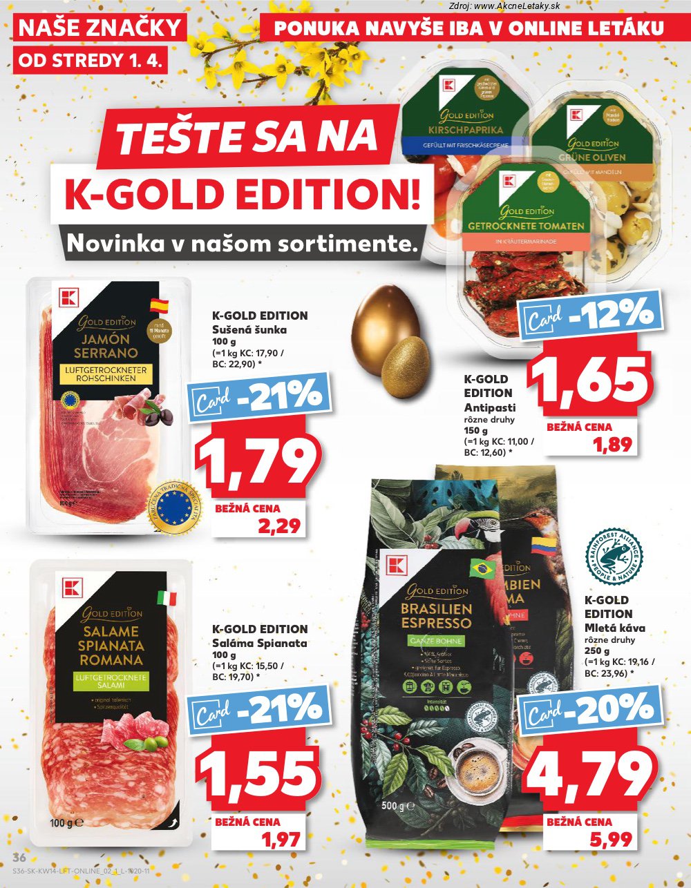 Leták Kaufland (1. 4. - 8. 4. 2026) - strana 36 z 72